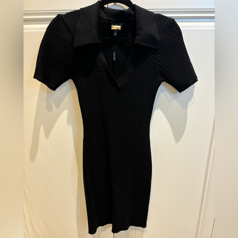 Black Alexia Admor SAMMI MINI DRESS size Large